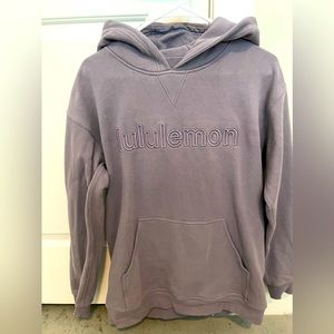 lululemon athletica Gray Oversized Long Sleeve Hoodie